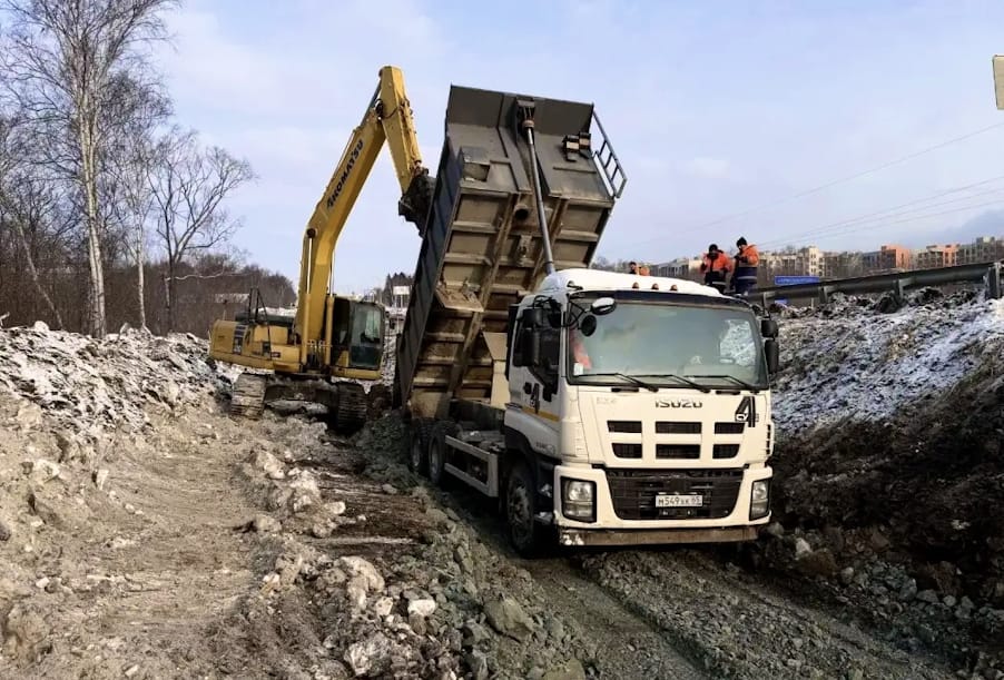 В Сахалинской области продолжают расширять региональный участок трассы Южно-Сахалинск – Корсаков